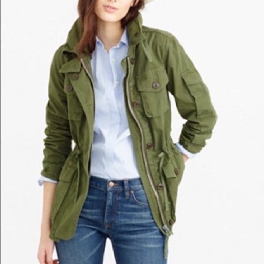 J. Crew utility army jacket